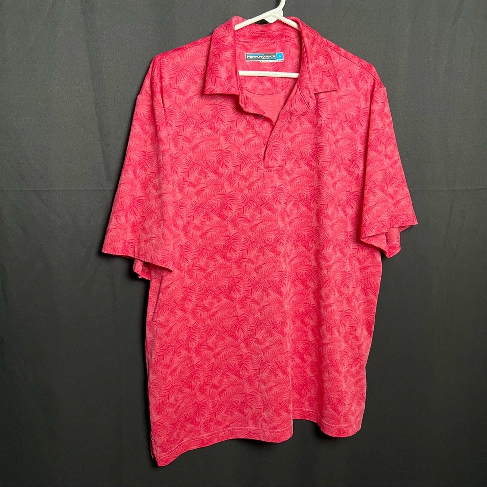 Roundtree & Yorke- Men’s Golf Polo Bundle- Teal & Red- Large - Picture 10 of 15